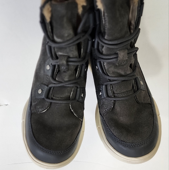 Sorel waterproof explorer 2 joan boot womens size 7 grill/fawn color - Picture 6 of 16